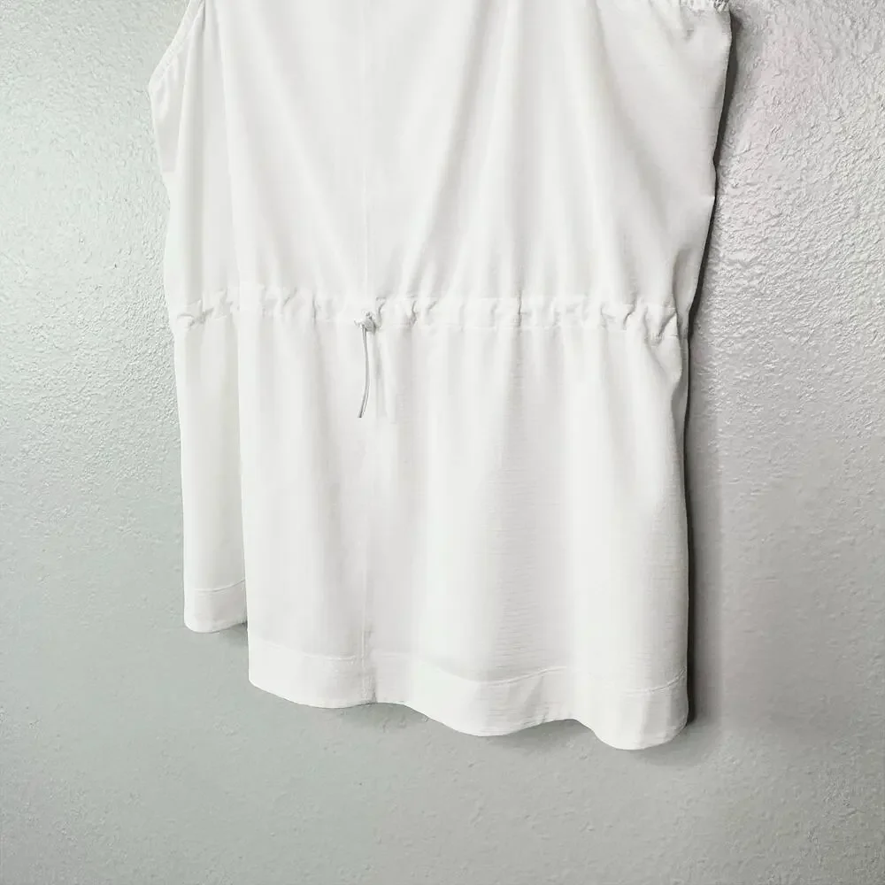 Athleta Boundless Tank bright white adjustable sleeveless women’s size large - Picture 9 of 14